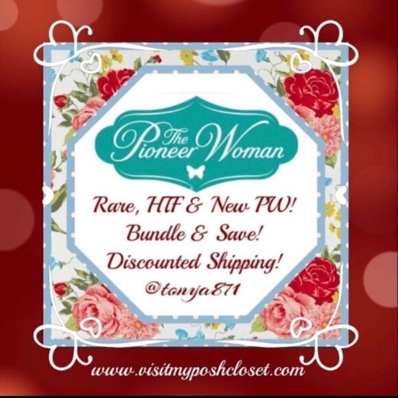 🦋 New Pioneer Woman Sweet Rose Dinnerware Set - 12-Piece Set - Picture 2 of 8